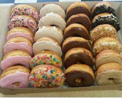 Assorted Donuts at Kelly's Bakery