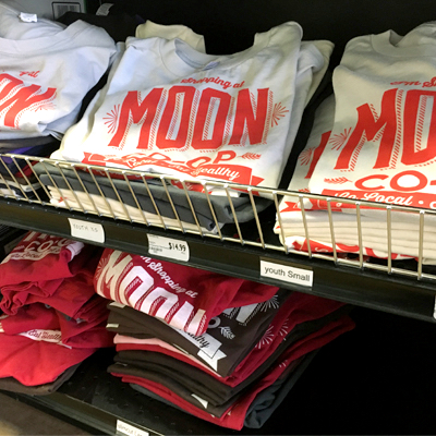 Moon Coop T-Shirt Display