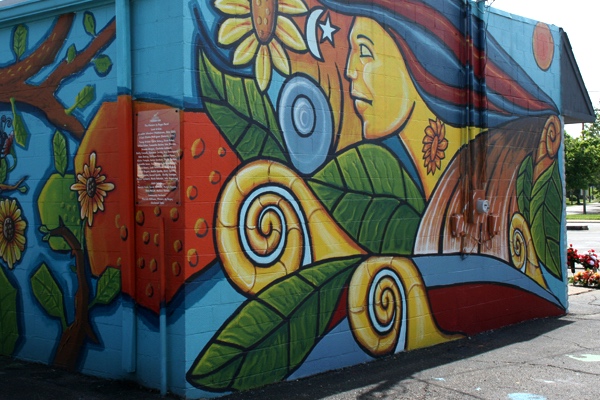 Goddess of the Street Waters Mural