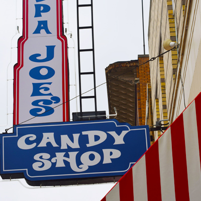 Grandpa Joe's Candy Shop Sign