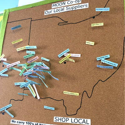 Supplier Map at Moon Coop