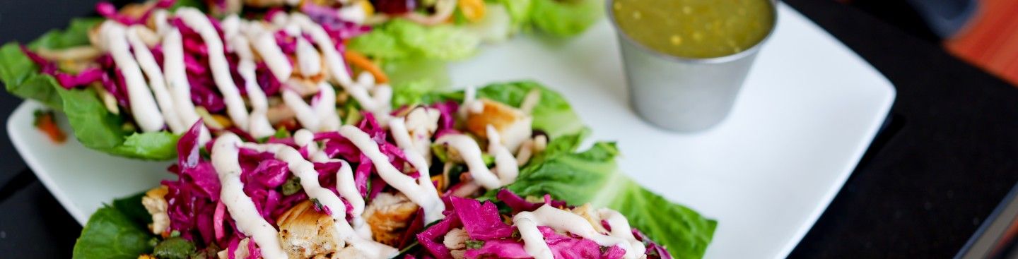 Bourbon's Craft Kitchen - Grilled Chicken Lettuce Wraps
