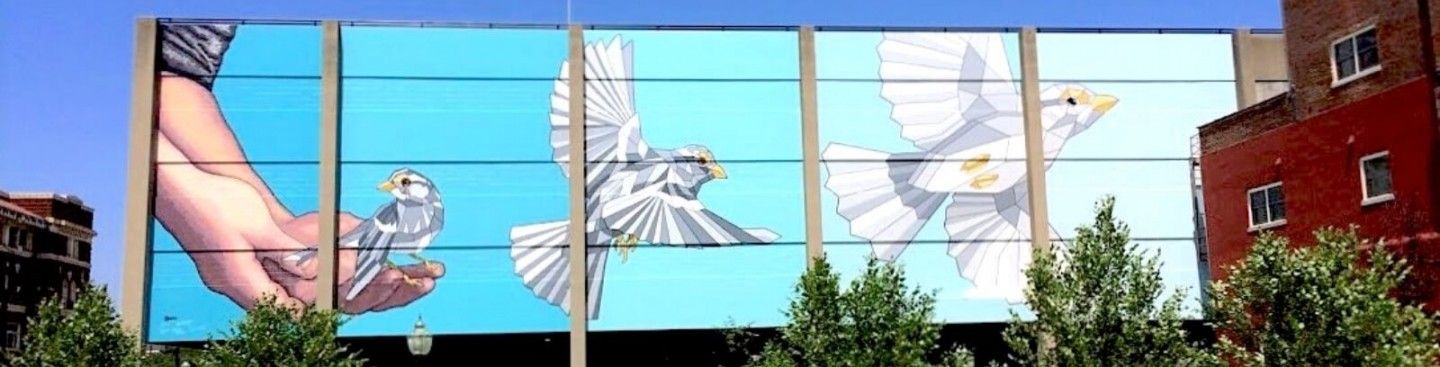 Streetspark Mural, Taking Flight