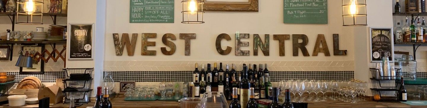 West Central Wine Bar and Sign