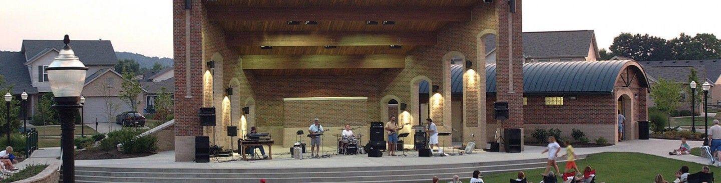 Concert at Village Green Amphitheater