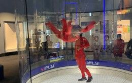 Woman Flying at Liberty Center iFLY