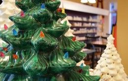 Ceramic Painted Christmas Tree