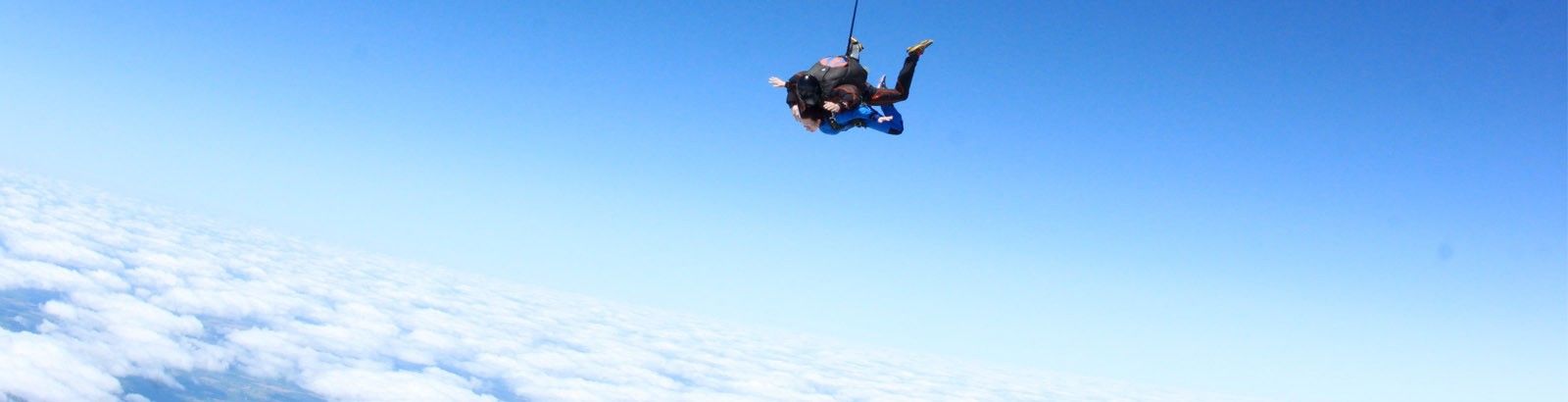Free Fall at Start Skydiving