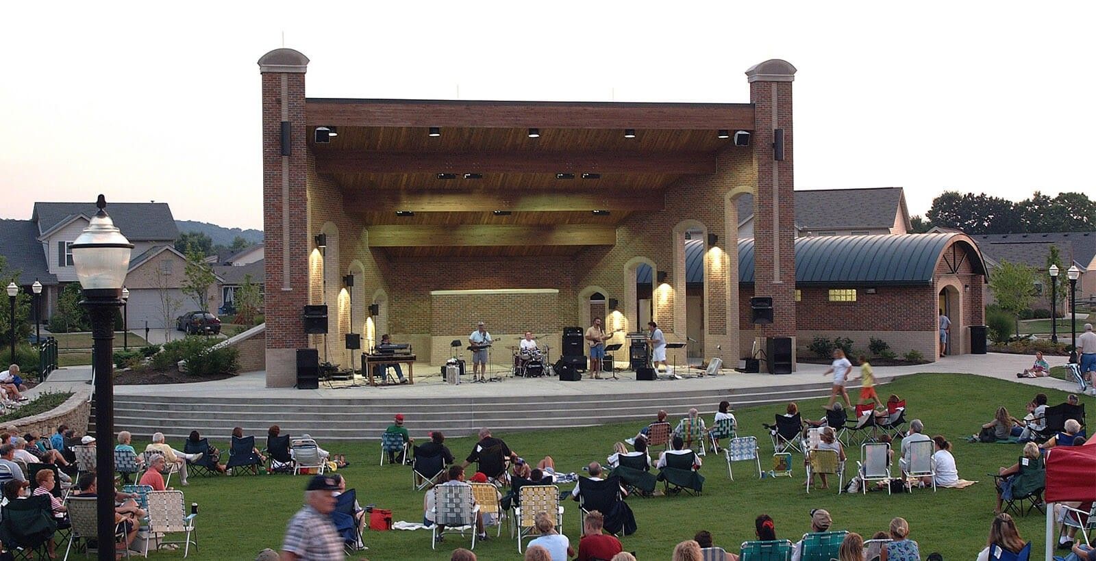 Concert at Village Green Amphitheater